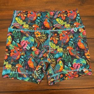 RokTheBox ParroDise Shorts 4.5” inseam size XL